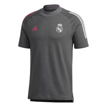 T-shirt Real Madrid gris rose 2020/21