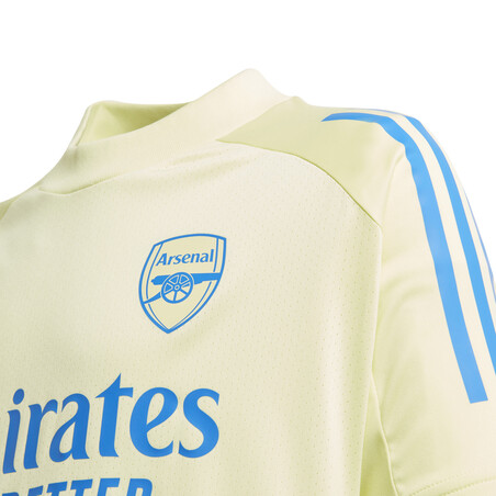 Maillot entraînement junior Arsenal jaune 2020/21
