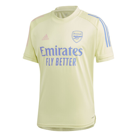 Maillot entraînement Arsenal jaune 2020/21