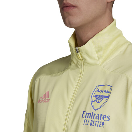 Veste entraînement Arsenal jaune 2020/21