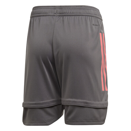 Short entraînement junior Real Madrid gris rose 2020/21