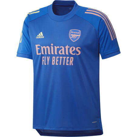Maillot entraînement Arsenal bleu rose 2020/21