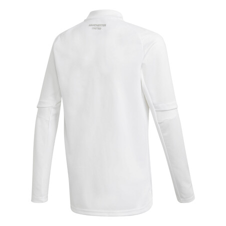 Sweat zippé junior Manchester United blanc orange 2020/21
