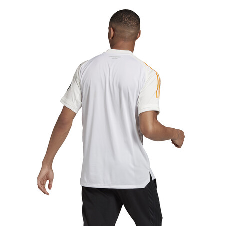 Maillot entraînement Manchester United blanc orange 2020/21