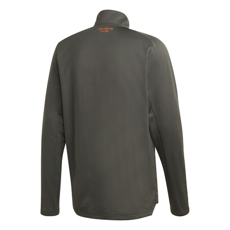 Sweat col montant Manchester United vert 2020/21
