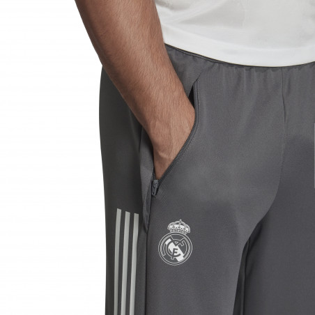 Pantalon survêtement Real Madrid gris rose 2020/21
