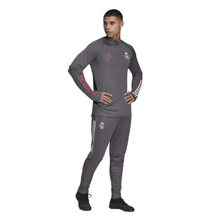 Pantalon survêtement Real Madrid gris rose 2020/21