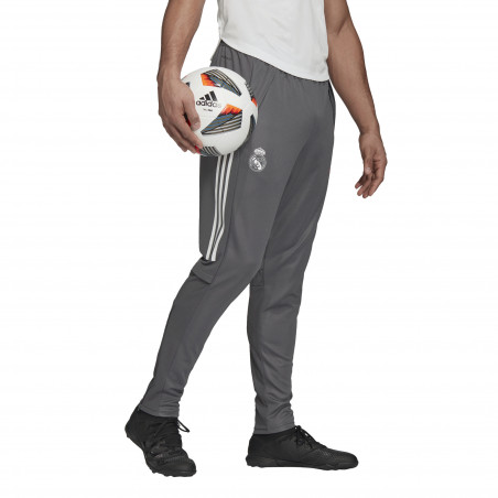 Pantalon survêtement Real Madrid gris rose 2020/21