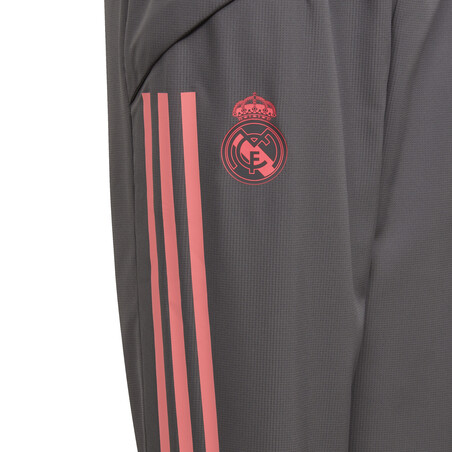 Pantalon entraînement junior Real Madrid gris rose 2020/21