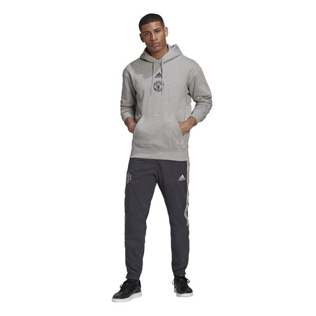 Sweat à capuche Manchester United gris 2020/21