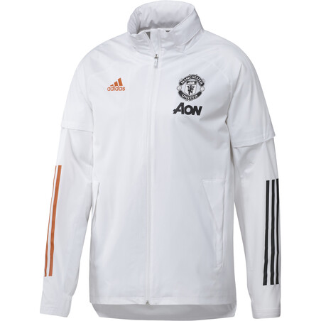 Coupe vent Manchester United blanc orange 2020/21