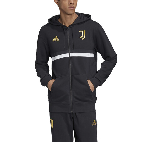 Veste survêtement Juventus 3S FZ noir or 2020/21