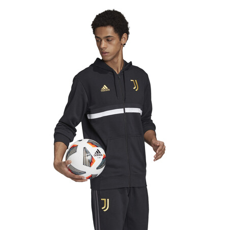 Veste survêtement Juventus 3S FZ noir or 2020/21