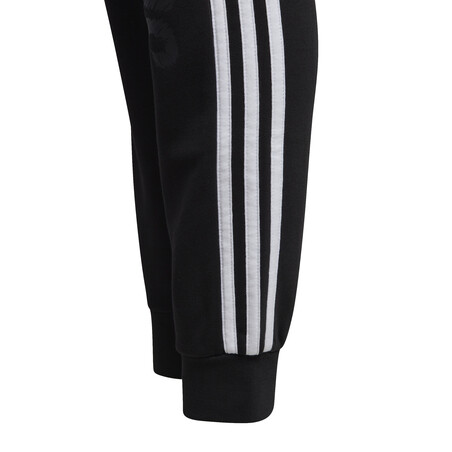 Pantalon survêtement junior Juventus molleton noir orange 2020/21