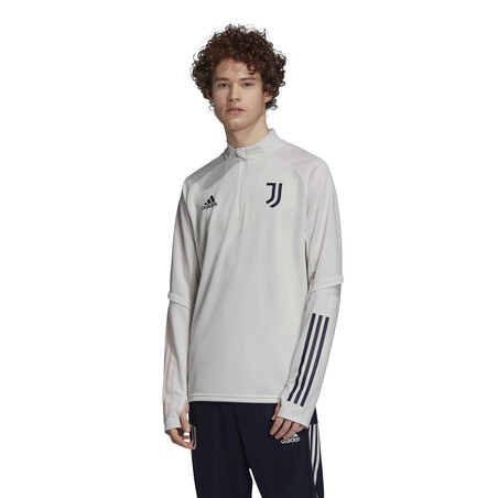 Sweat zippé Juventus blanc 2020/21