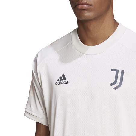 Maillot entraînement Juventus blanc bleu 2020/21