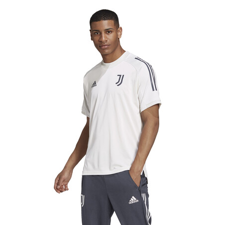 Maillot entraînement Juventus blanc bleu 2020/21