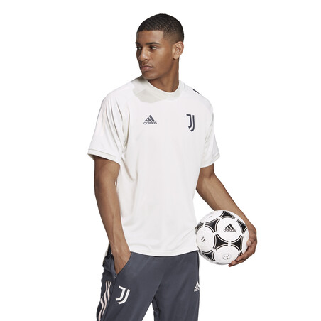 Maillot entraînement Juventus blanc bleu 2020/21