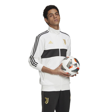Veste survêtement Juventus 3S blanc noir 2020/21