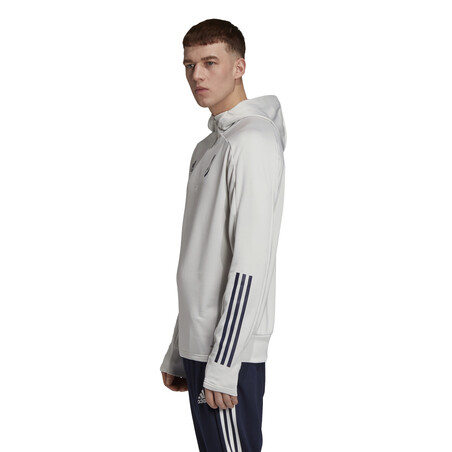 Sweat à capuche Juventus track blanc 2020/21