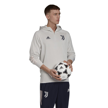 Sweat à capuche Juventus track blanc 2020/21