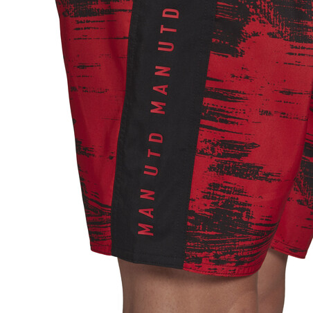 Short de bain Manchester United rouge noir 2020/21