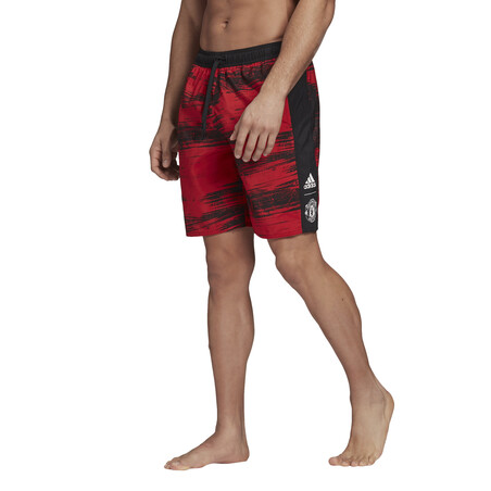 Short de bain Manchester United rouge noir 2020/21