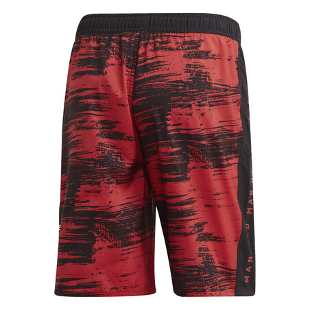 Short de bain Manchester United rouge noir 2020/21