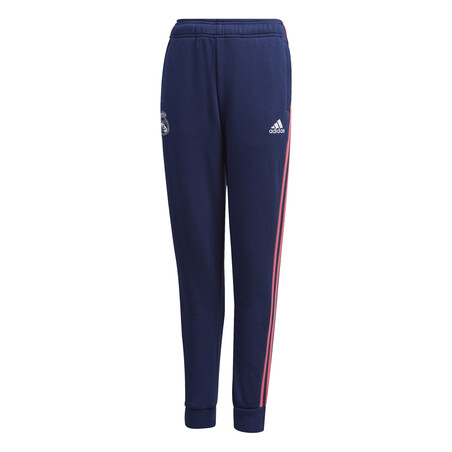 Pantalon survêtement junior Real Madrid molleton bleu rose 2020/21