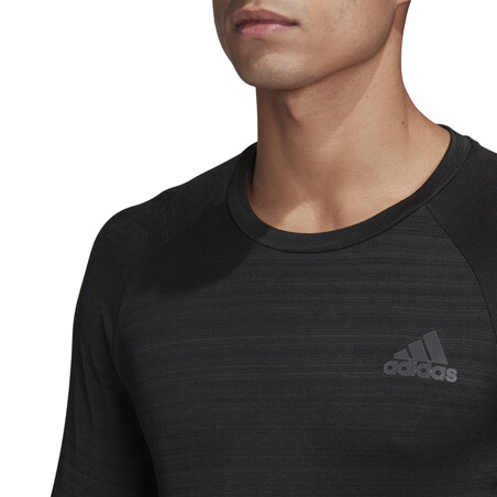 T-shirt manches longues adidas runner noir