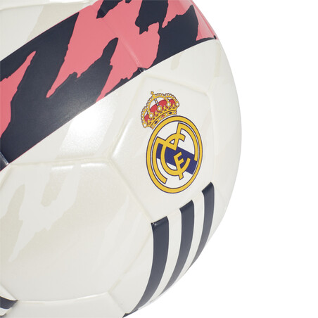 Mini ballon Real Madrid blanc rose 2020/21