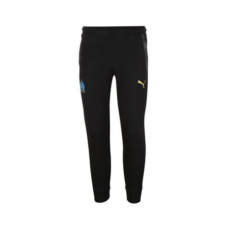 Pantalon survêtement junior OM molleton noir 2020/21