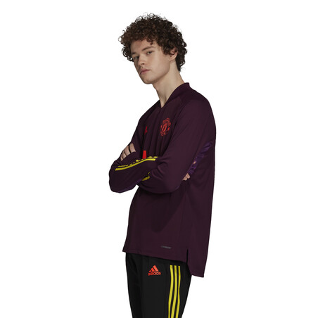 Sweat zippé Manchester United Europe violet 2020/21