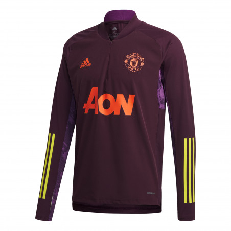 Sweat zippé Manchester United Europe violet 2020/21