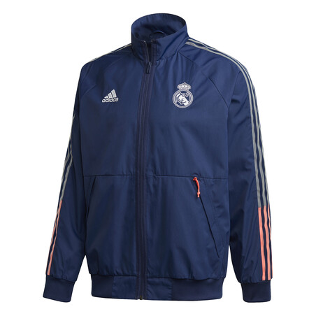 Veste survêtement Real Madrid Anthem bleu 2020/21