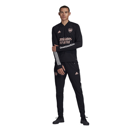 Sweat zippé Arsenal Europe noir rose 2020/21