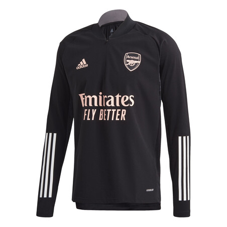 Sweat zippé Arsenal Europe noir rose 2020/21