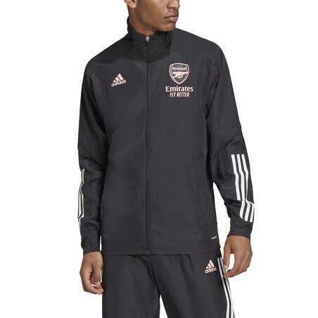 Veste entraînement Arsenal Europe noir rose 202/21