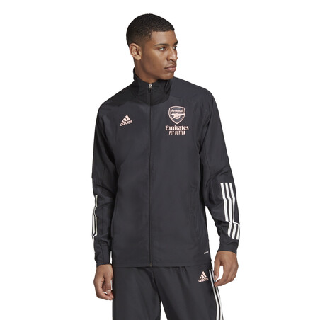 Veste entraînement Arsenal Europe noir rose 202/21