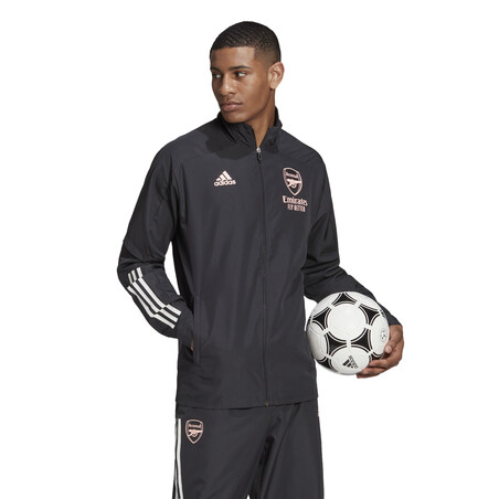 Veste entraînement Arsenal Europe noir rose 202/21