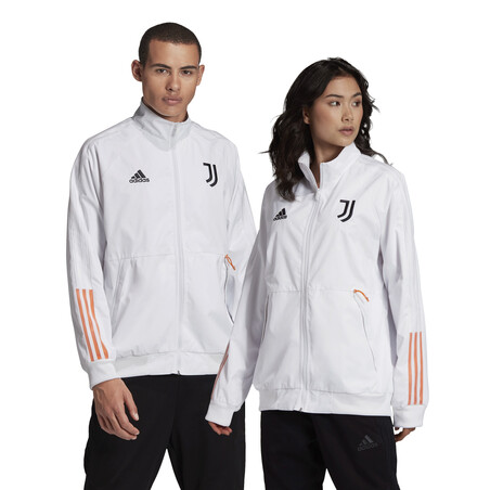 Veste survêtement Juventus Anthem blanc orange 2020/21