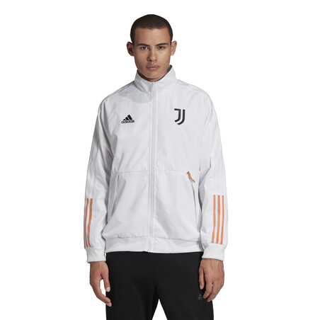 Veste survêtement Juventus Anthem blanc orange 2020/21