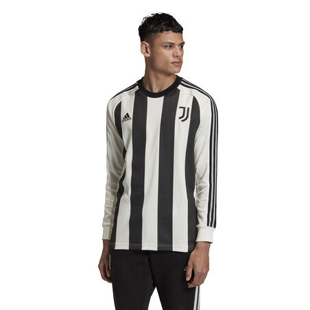 Maillot manches longues Juventus ICON noir blanc 2020/21