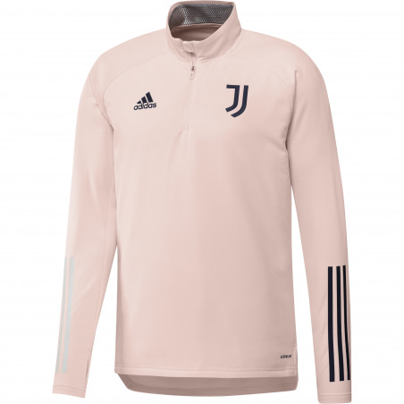 Sweat zippé col montant Juventus rose 2020/21