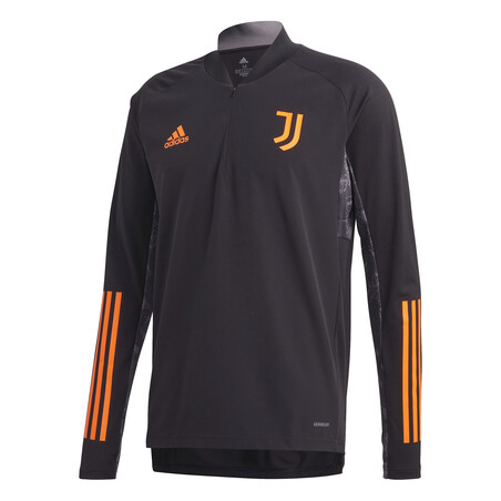 Sweat zippé Juventus noir orange 2020/21