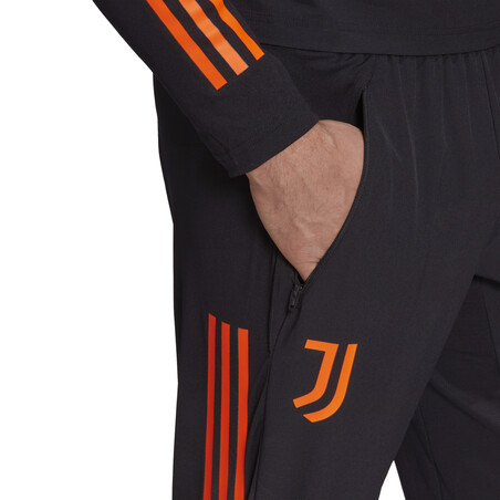 Pantalon survêtement Juventus noir orange 2020/21
