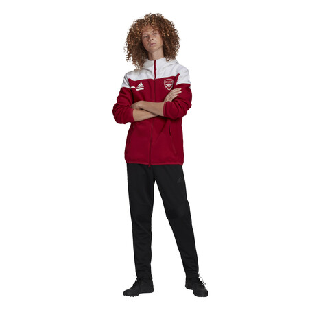 Veste survêtement Arsenal ZNE rouge blanc 2020/21