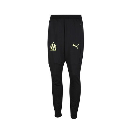 Pantalon survêtement OM noir jaune 2020/21