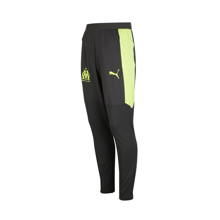 Pantalon survêtement OM noir jaune 2020/21