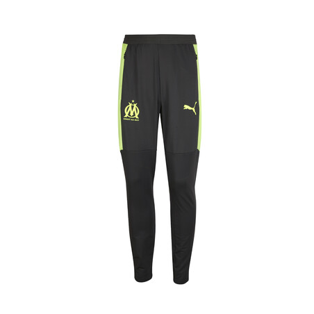 Pantalon survêtement OM noir jaune 2020/21
